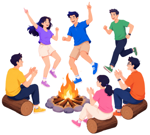 Team building, vui vẻ 6