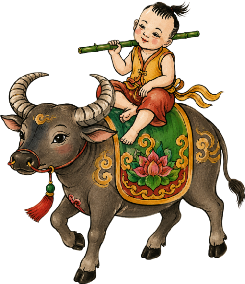 Tranh đông hồ, cậu bé chăn trâu