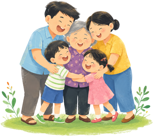 Gia đình, vui vẻ 3