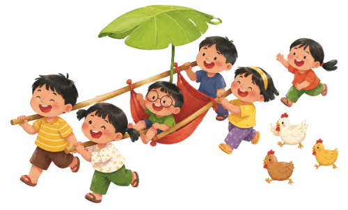 Nhóm trẻ, vui vẻ