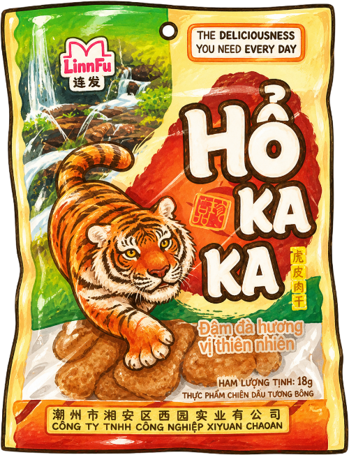 Thịt hổ, ăn vặt 1
