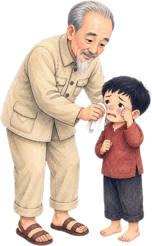 Chủ tịch Hồ Chí Minh, trẻ em, vui vẻ 7