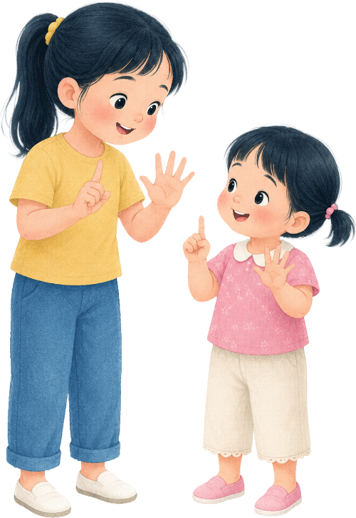Trẻ em, tập đếm
