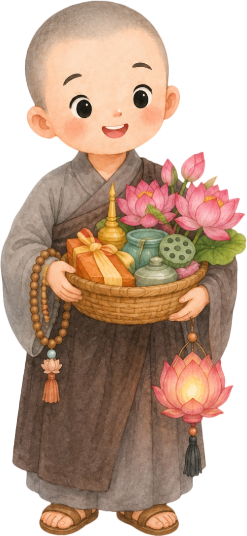 Sư thầy, bê khay