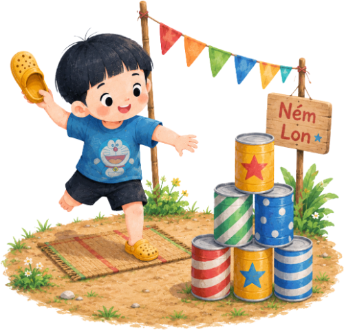Cậu bé, chơi trò chơi