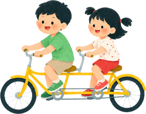 Trẻ em, đi xe đạp