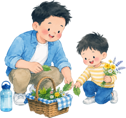Bố và con, vui vẻ 5