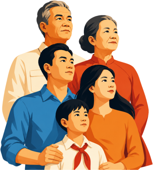 Gia đình, vui vẻ 3