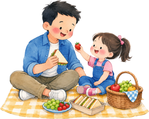 Bố và con, vui vẻ 6