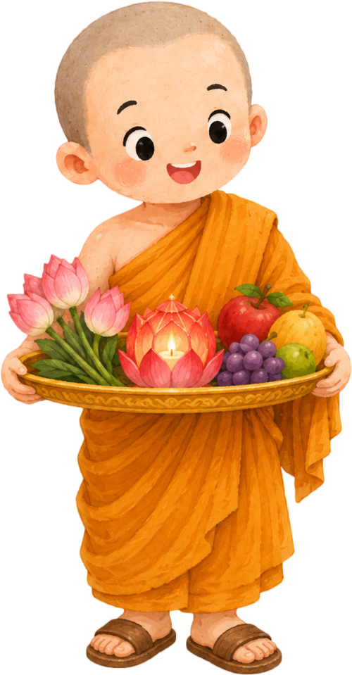 Sư thầy, bê khay