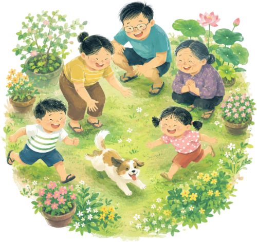 Gia đình, vui vẻ 6