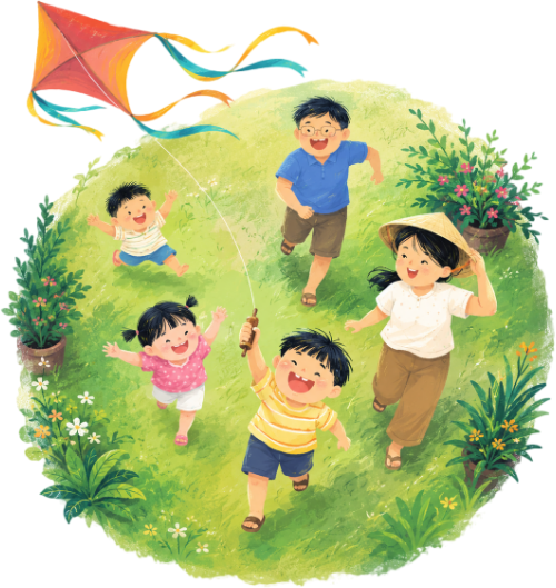 Gia đình, vui vẻ 1