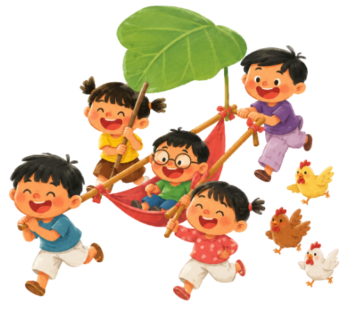 Nhóm trẻ, vui vẻ 3