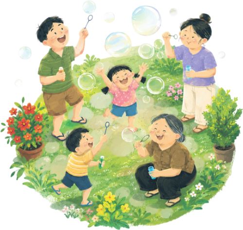 Gia đình, vui vẻ 3