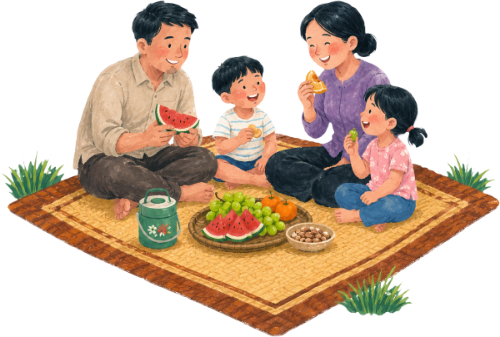 Gia đình, vui vẻ 6