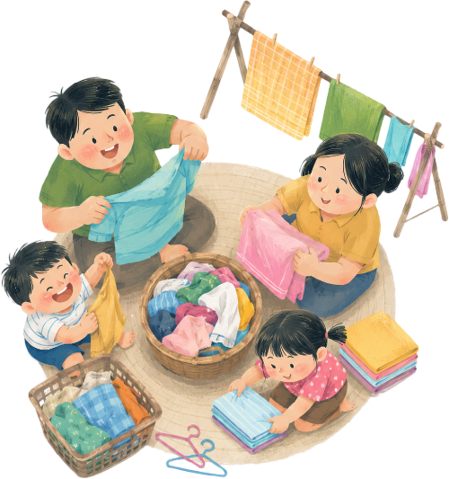 Gia đình, vui vẻ 8