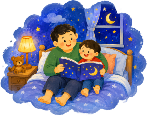 Bố và con, vui vẻ 2