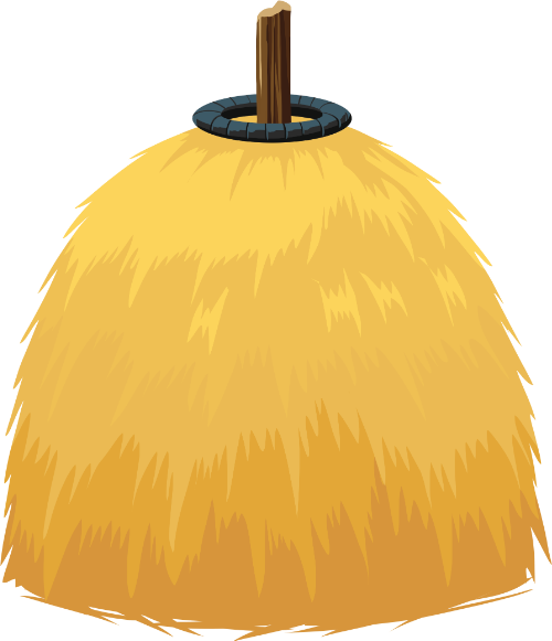 Đống rơm, rơm khô