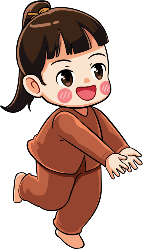 Cô bé, vui vẻ 4