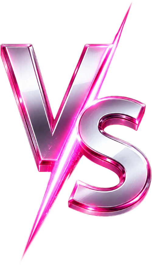 Chữ vs, bóng bẩy 1