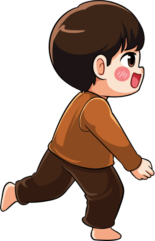 Cậu bé, vui vẻ