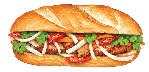 Bánh mì, ổ bánh mì, bánh mì thịt