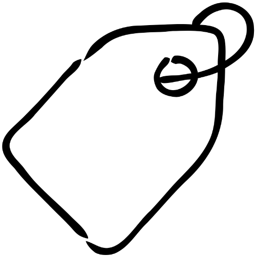 icon, vẽ tay, thẻ, tags