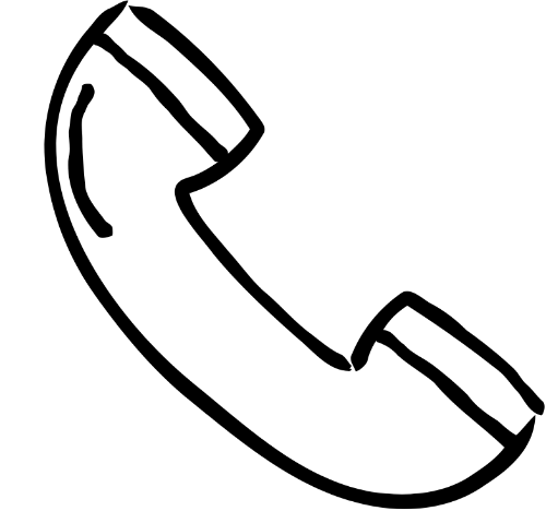 icon, vẽ tay, call, liên hệ, hotline, phone
