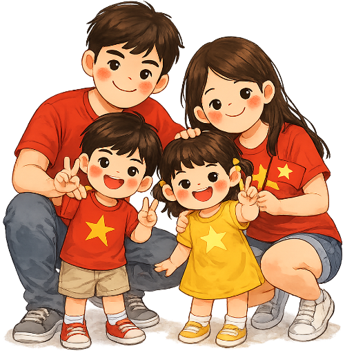 Gia đình, family, Việt Nam, 2/9, độc lập, Quốc Khánh, lễ hội, 30/4, 1/5, kỉ niệm, giải phóng 2