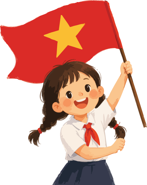 lá cờ, cờ, người cầm cờ, người Việt Nam, flag, quốc kỳ