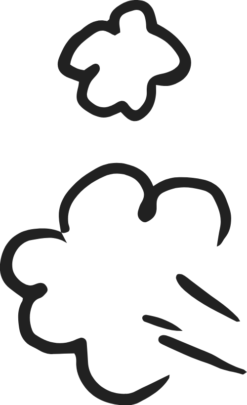 Khói, shape