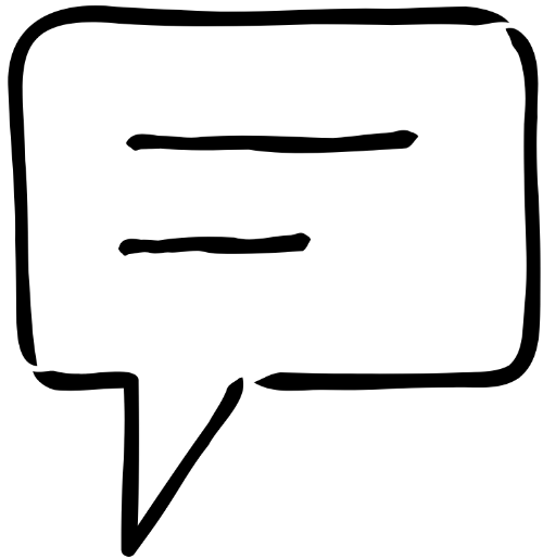 icon, vẽ tay, chat, tin nhắn, lời nhắn