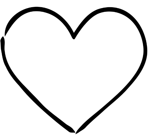 icon, vẽ tay, trái tim