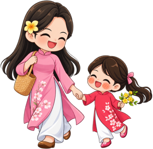 Mẹ và con, gia đình