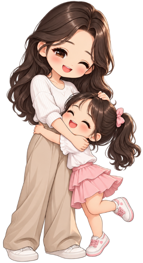 Mẹ và con, gia đình