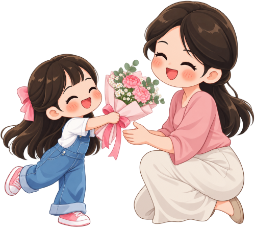 Gia đình, mẹ và con