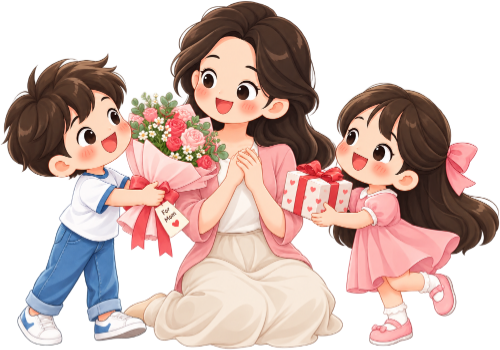 Gia đình, mẹ và con