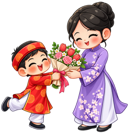 Gia đình, mẹ và con
