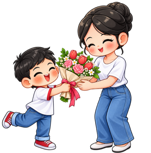 Gia đình, mẹ và con