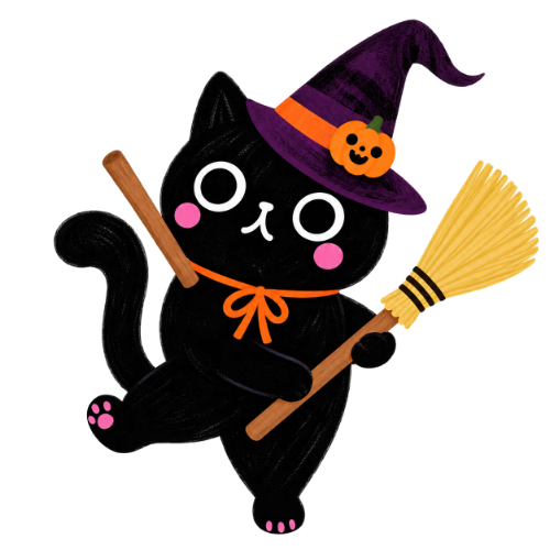 Con mèo đen, haloween 3