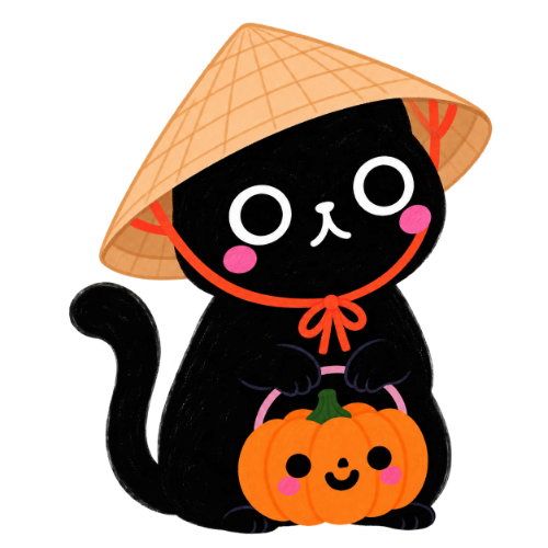 Con mèo đen, haloween 4