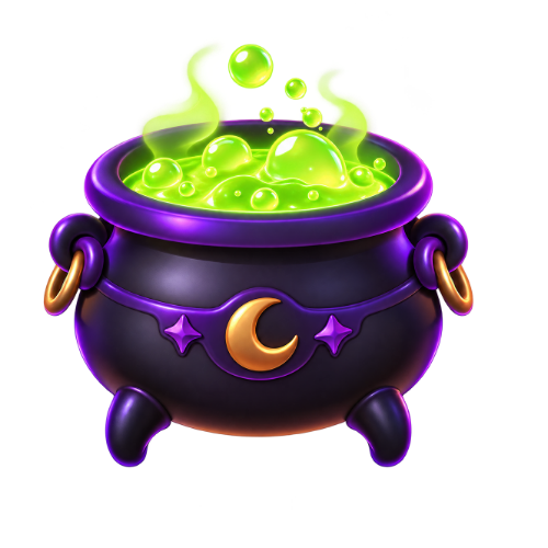 Nồi súp, thuốc độc, halloween