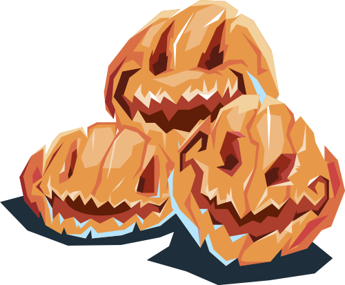 Bí đỏ, ma quái, haloween