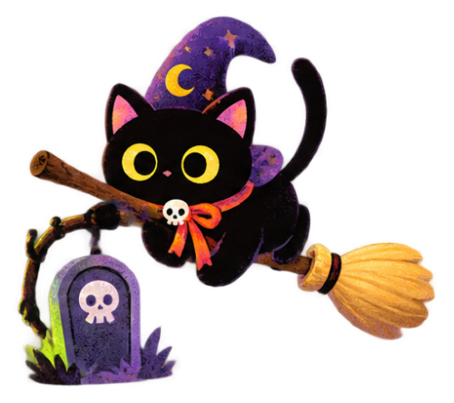 Con mèo, haloween