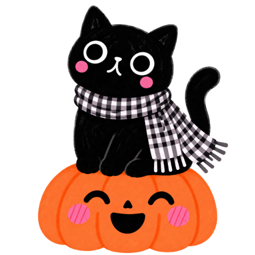 Con mèo đen, haloween 2