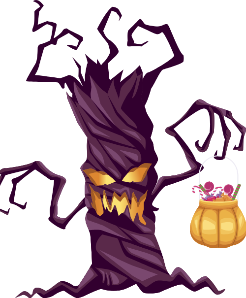 Cây cối, ma quái, haloween