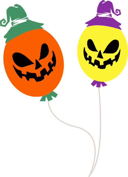 Bóng bay, haloween