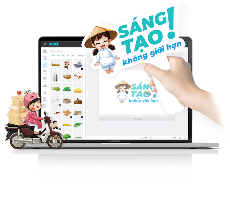 Thiết kế và in ấn cùng một nơi