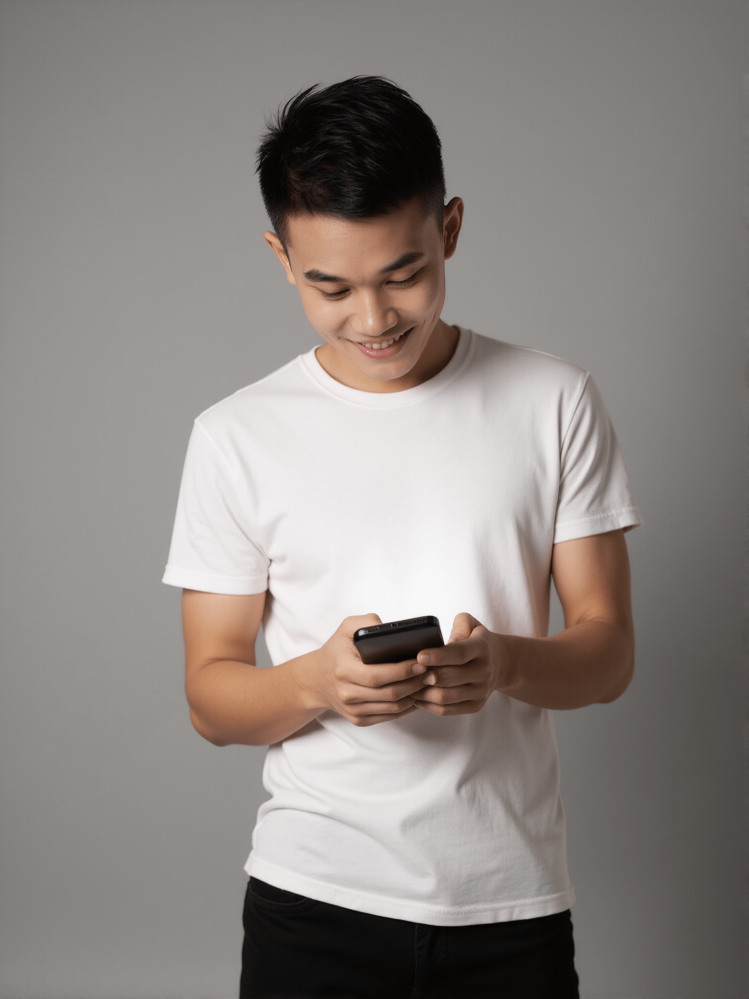 Con trai, nam, boy, nhân viên văn phòng, nhân viên, áo đen, điện thoại, quảng cáo, Việt Nam