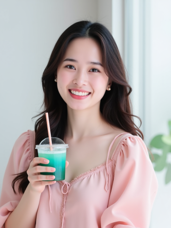 Cô gái, con gái, phụ nữ, học sinh, sinh viên, nước uống, quảng cáo, Việt Nam 26